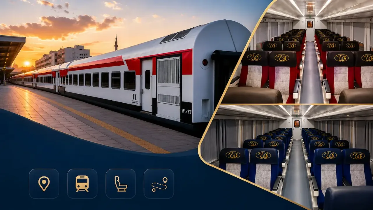 تطوير تركيبة قطار القاهرة – المنصورة اعتبارًا من يونيو 2026 إسباني مطور