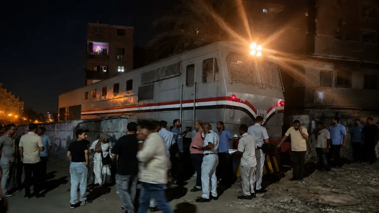 خروج قطار بضائع عن مساره علي خط صوامع إمبابة.. ولم تؤثر الحادث على حركة القطارات بالخطوط الرئيسية